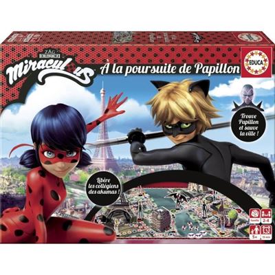 Educa Juego de mesa Ladybug: A La Poursuite De Papillon