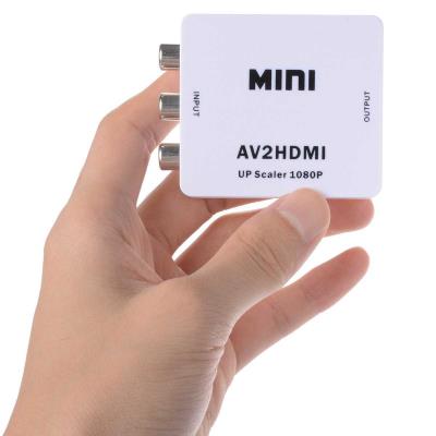 Adaptador Convertidor de av a HDMI Escalador 1080p Conversor Audio Video  Av2hdmi - Cable y adaptadores vídeo - Los mejores precios