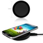 Cargador qi Inalambrico Negro Para Smartphones Samsung Galaxy s6 s7 Edge Plus
