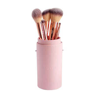 Set De Brochas De Maquillaje Beautifly 5 Piezas Rosa