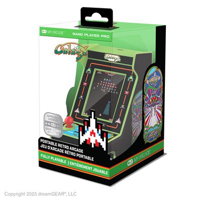 My Arcade Nano Consolas Licencia Nano Player Pro 4.8"" Galaga Port. Ret. Arc.