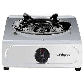 Fogones de Gas VITROKITCHEN 160IB 1  Fuego 370 mm Gris - 1