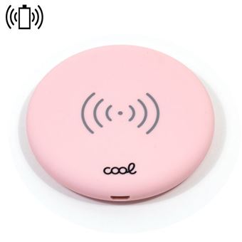 Dock Base Cargador Smartphones Inalámbrico Qi Universal Cool Rosa - 1