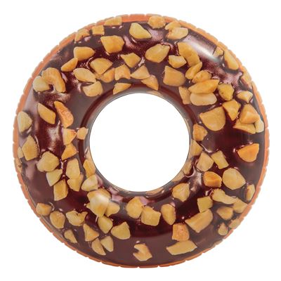 Rueda hinchable Intex Donut chocolate 114 cm diámetro