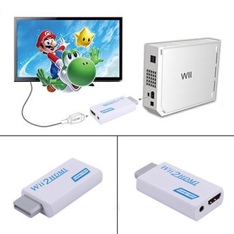Adaptador Wii para HDMI - Wii2HDMI - Wii to HDMI Multi4you - Cable y  adaptadores vídeo - Los mejores precios