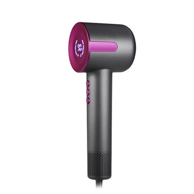 Secador De Pelo Ionizador De 1500w 3 Velocidades Hasta 90°c Incluye Cabezal Concentrador Magnético Fucsia