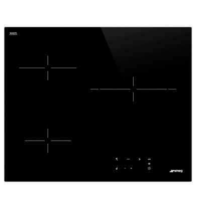 Placa Vitrocerámica Smeg Se263td1 3 Zonas Negro