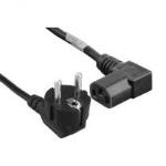 Cable De Angulado schuko iec 18 mts value red toma acodada negro 1.8 1.8m