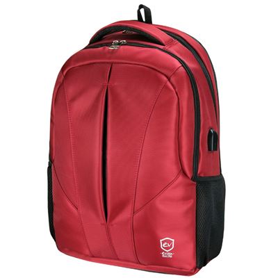 Mochila para Portátil E-Vitta CityJet ES de hasta 16'' Roja 2 compartimentos