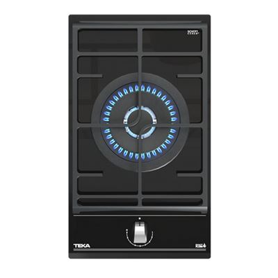 Placa De Gas Modular Teka Gzc 31330 Xba 1 Fuego 30cm 5000w Negro