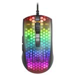 Ratón Gaming RGB Chroma Mars Gaming MMR Negro, Translúcido, Ultra-ligero 58g, 12800 DPI