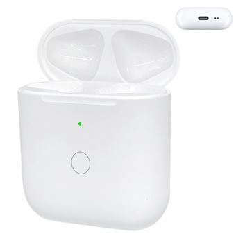 Carcasa de Carga inalámbrica USB-C compatible AirPods 1 y 2 Generación - 1