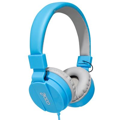 Auriculares Cascos Jack 3,5 Mm Cool Toronto Con Micro Azul