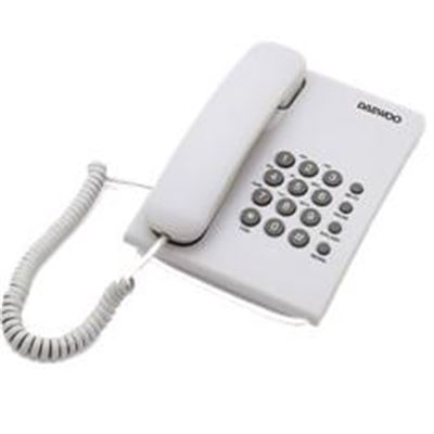 Telefono Sobremesa Daewoo dtc-215/ sobremesa/ blanco