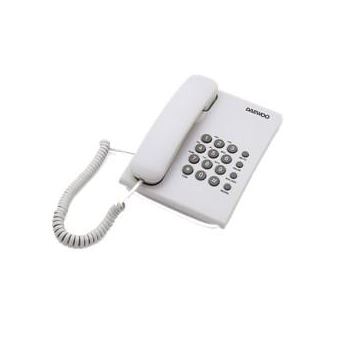 Telefono Sobremesa Daewoo dtc-215/ sobremesa/ blanco