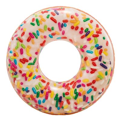 Rueda Hinchable Intex Donut De Colores 114 Cm Diámetro