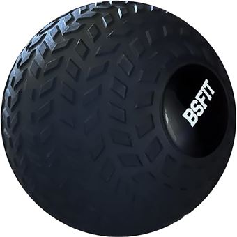Balón BSFit 3KG Slam Ball Goma Negro - 1