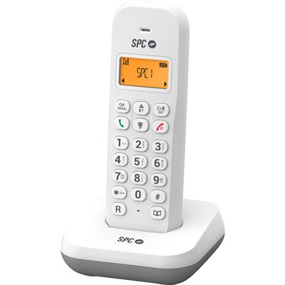 Teléfono Inalámbrico Spc Keops, Identificador Llamadas, Blanco