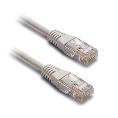 Metronic 495235 Cable ethernet rj45 recto macho 5mts blanco r45 lom 5