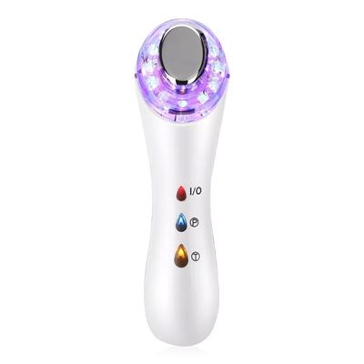 Cuidado De La Piel 3en1 Con Tratamiento De Luz Led, Masajeador Y Tratamiento Ultrasónico + Iones Dam Blanco