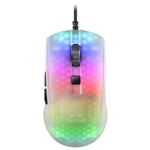 Ratón Gaming RGB Chroma Mars Gaming MMRW Blanco, Translúcido, Ultra-ligero 58g, 12800 DPI