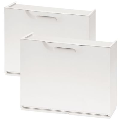 2 Zapateros WellHome Unika Polipropileno Blanco