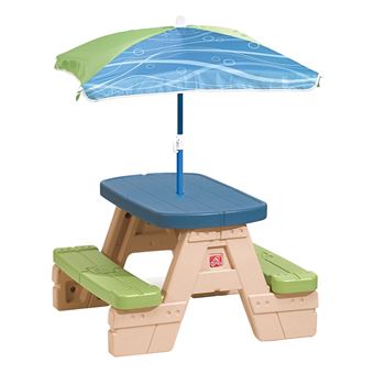 Mesa picnic con sombrilla Sit&Play Step2