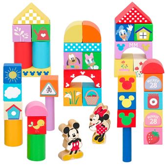 Bloques De Madera Para Bebes Bote 40 Piezas Disney Baby By Woomax Juegos Estimulantes Para Ninos Los Mejores Precios Fnac