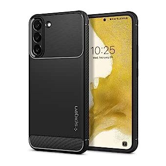 Funda Spigen Rugged Armor Compatible con Samsung Galaxy S22 5G - Negro Mate - 1