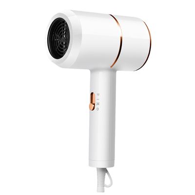 Secador Iónico Dam Con 800w Luz Azul Hidratante Y 3 Niveles De Velocidad Blanco
