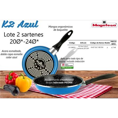 Magefesa Azul Pack Sarten K2