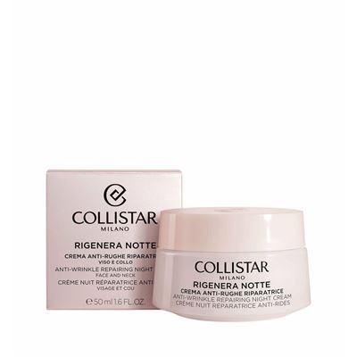 Crema Facial Antiarrugas De Noche Collistar Rigenera Notte 50ml