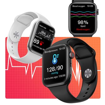 Smartwatch DAM T900 Pro 8 1 8 HR monitor cardiaco y medidor O2 Negro Smartwatch Los mejores precios Fnac