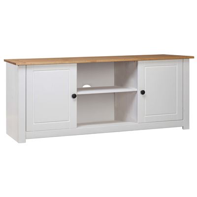 Mueble Para Tv Vidaxl Madera De Pino Estilo Panamá 120x40x50 Cm