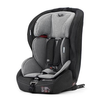 Silla de Coche de los Grupos 1/2/3 Kinderkraft Safety Fix, Modelo Gris