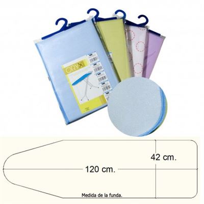 Funda Mesa Plancha Espuma 120x42 Cm.