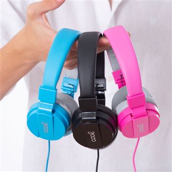 Auriculares Cascos Jack 3 5 mm Cool Toronto Con Micro Rosa