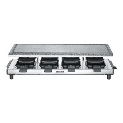 Raclette-grill Con Piedra Natural Severin Rg 2374 Acero Inoxidable 1500w