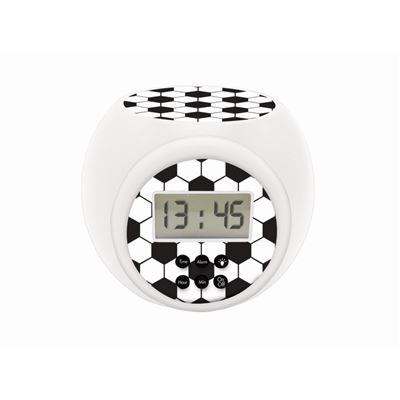 Lexibook Despertador Proyector Con Función Temporizador, Futbol