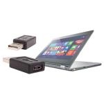 Adaptador USB Macho Para Micro USB Hembra Para Lenovo Ideapad Yoga 11S Conexión- De Alta Calidad Por DURAGADGET