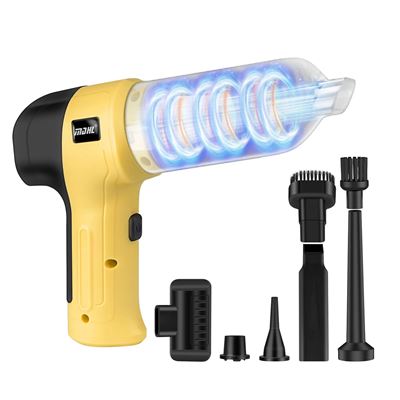 Dam Amarillo Aspirador Y Soplador De Mano 5 En 1 Con Una Potencia Máxima De 120W