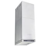 Campana extractora de techo tipo isla vidaXL 75cm blanco