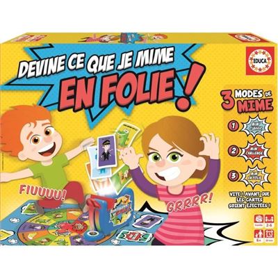 Educa Guess What I Mime Madly - Juegos De Mesa