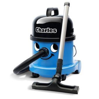 Negro Numatic Charles CVC370 Azul 1600W, 230V, 50//60 Hz, Cilindro, Combi, Metal Aspiradora