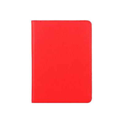 Cool Rojo Funda Para Ipad Pro 12.9"" (2020 / 2021) Giratoria Polipiel