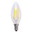 Bombilla Homemania Candle Transparente 3,5x3,5x9,6cm_0