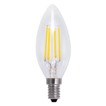 Bombilla Homemania Candle Transparente 3,5x3,5x9,6cm