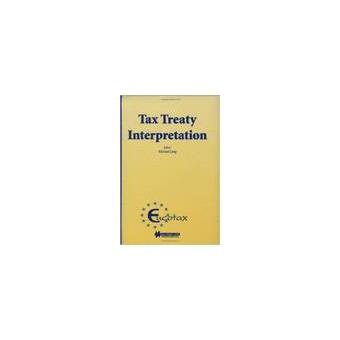 Tax treaty interpretation (kluwer law international) - 1