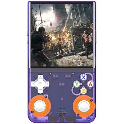 Consola Retro Wifi Pantalla 4"" Planet R36 Ultra Morada