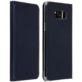 Funda Samsung Galaxy S8 Plus libro billetera Flip Book Cover - Azul oscuro - 1